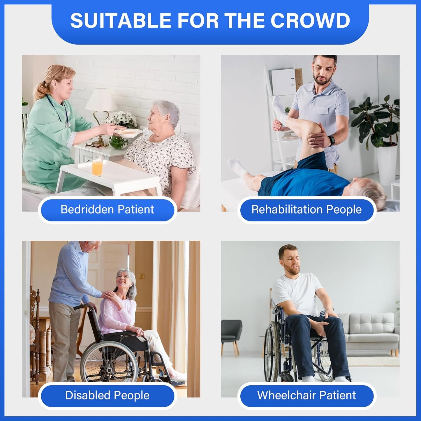 SPRING SEAON Gait Belts with Handles - Transfer Belt with Quick Release Metal Buckle