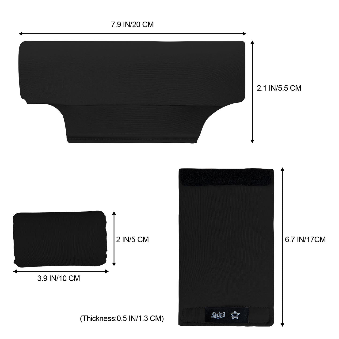 Underarm Crutch Pad & Hand Grip Covers - Universal Padded Cushion Set (Pink)