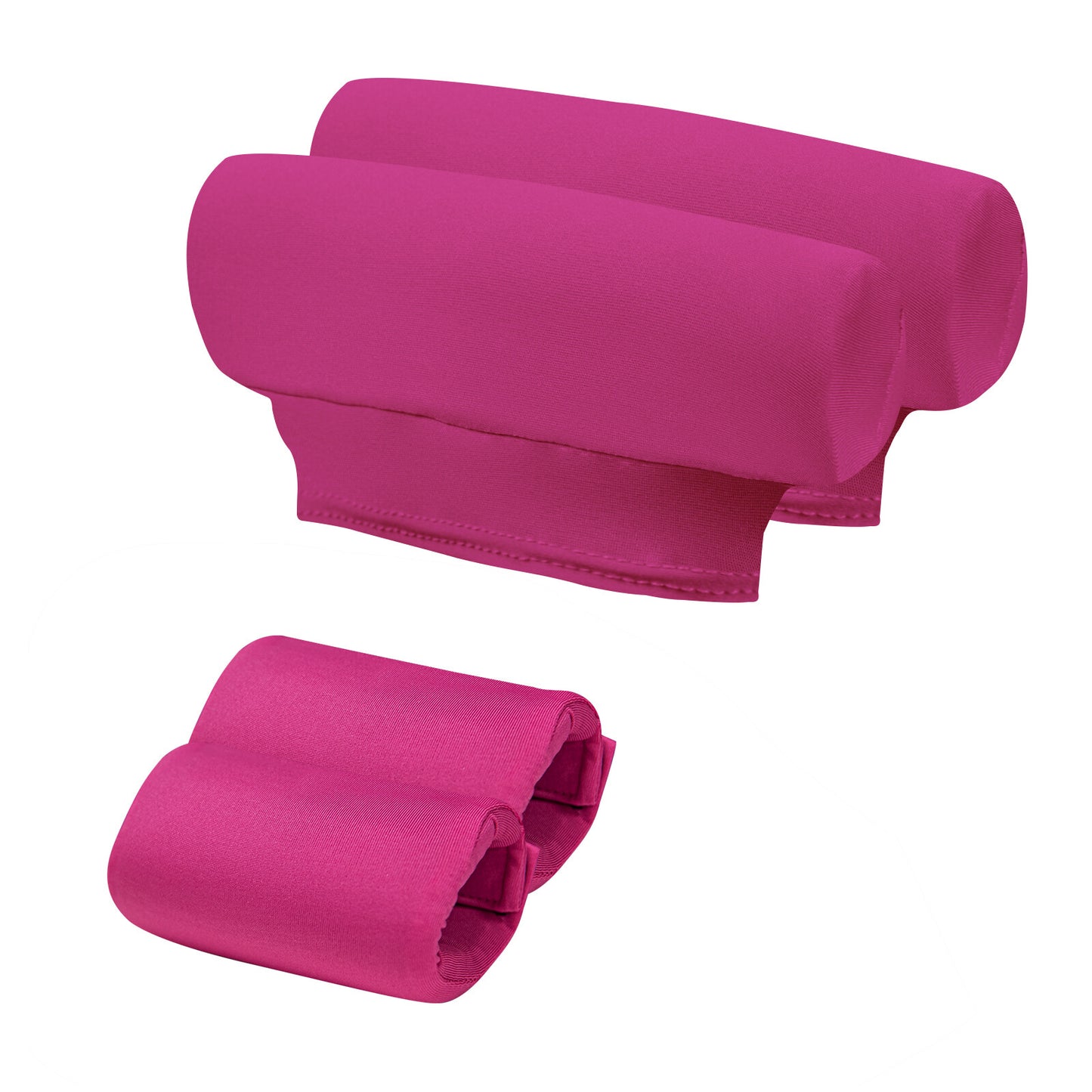 Universal Underarm Crutches Padded Crutch Pads with Hand Grips Padding Handle Covers Dark purple