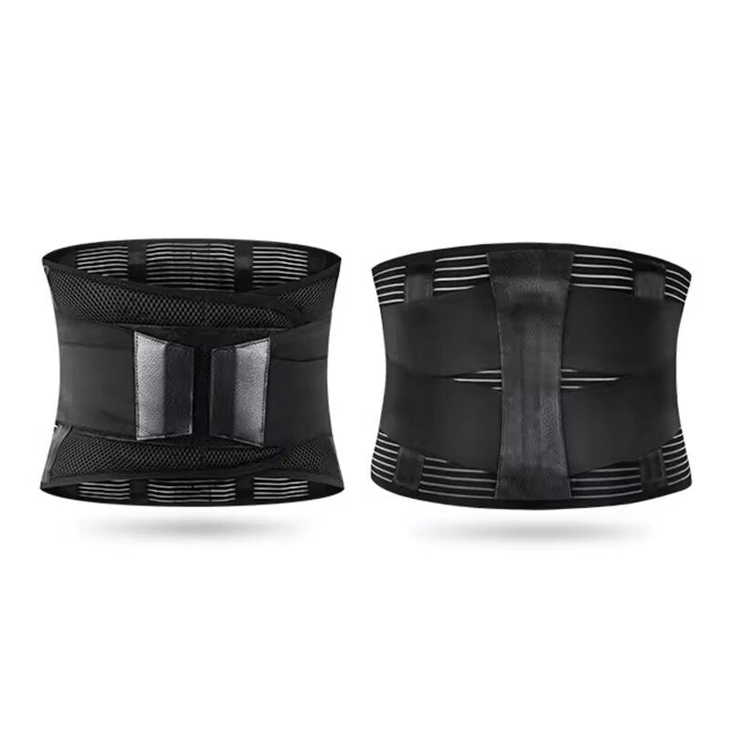 Waist Support Back Support Belt - Adjustable Compression Pad for Home & Work (S-Large)