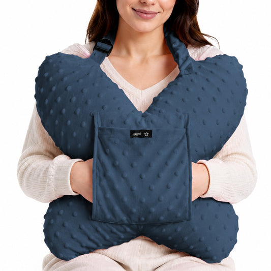 Navy Butterfly Chest Support Pillow