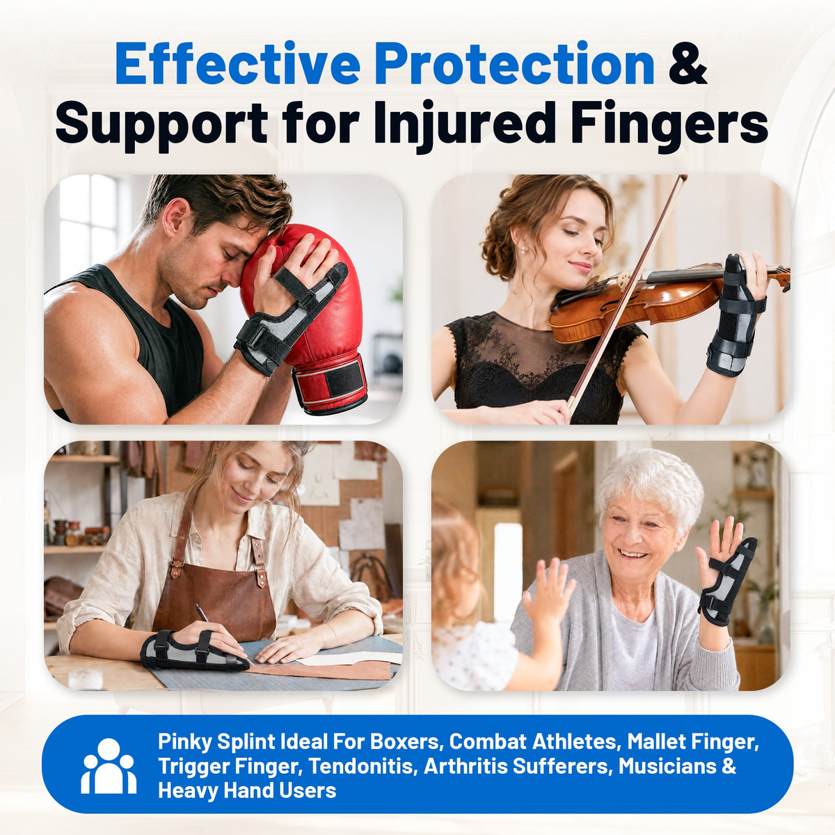 grey finger support