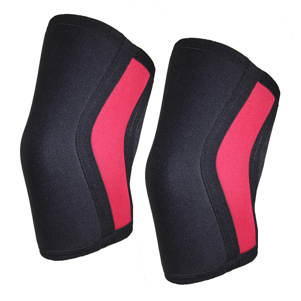 Color-​SPRING SEAON 7mm Compression Knee Sleeves - SCR Fabric Sports Gear (1 Pair) S-XXL - SpringSeaon