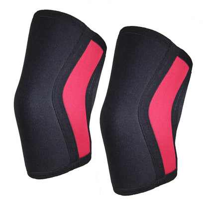 SPRING SEAON 7mm Compression Knee Sleeves - SCR Fabric Sports Gear (1 Pair) S-XXL