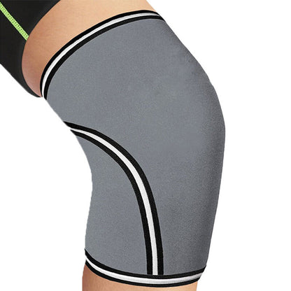 SPRING SEAON 7mm Compression Knee Sleeves - SCR Fabric Sports Gear (1 Pair) S-XXL