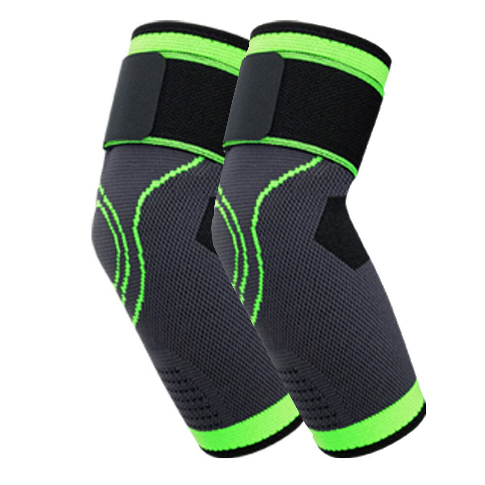 Color-​Elbow Compression Sleeve (1 Pair) - Support for Tennis, Golf, Weightlifting M-XL - SpringSeaon
