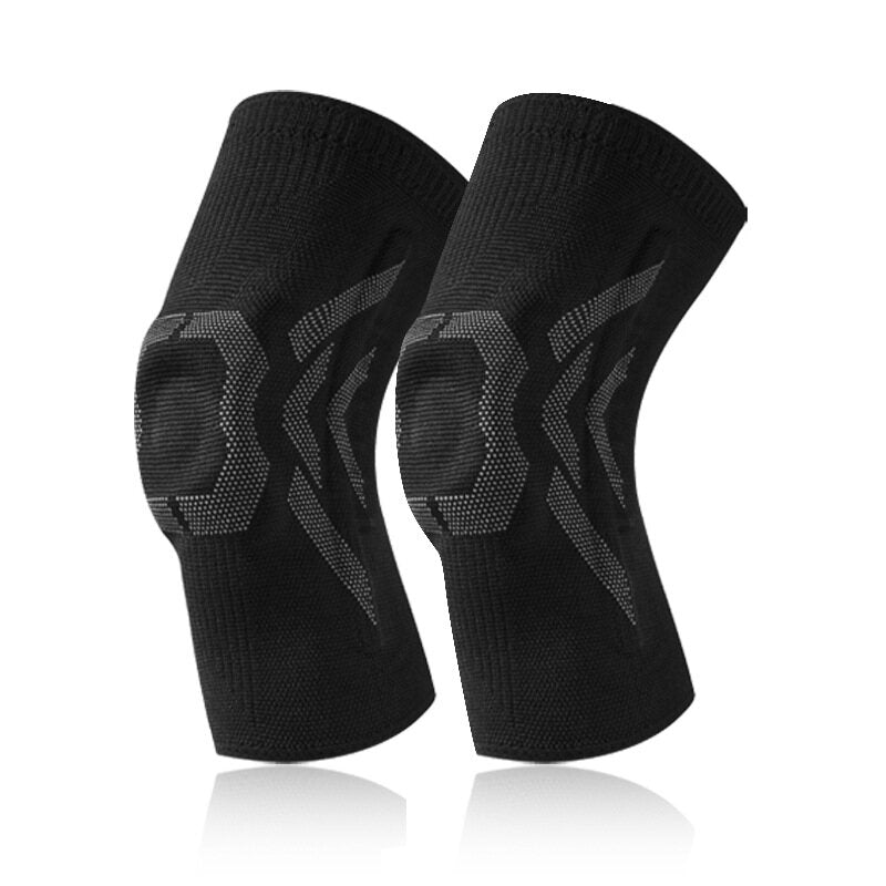 Color-​Knee Support with Patella Pad & Side Stabilizers (1 Pair) - Compression Support for Sports & Workout, S-XL - SpringSeaon