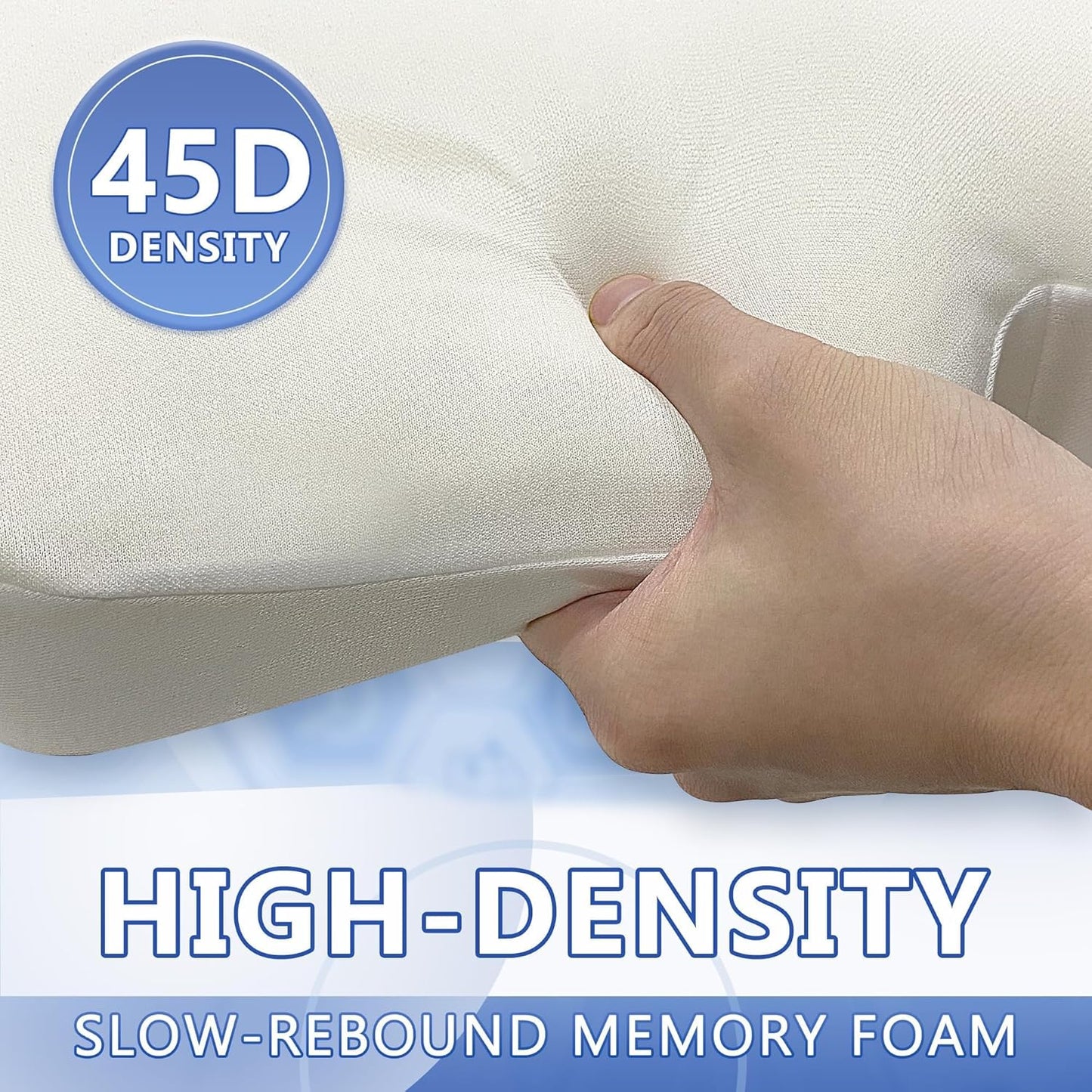 SPRING SEAON Lumbar Support Pillow - Comfortable Cooling Fabric Back Cushion with Adjustable Straps