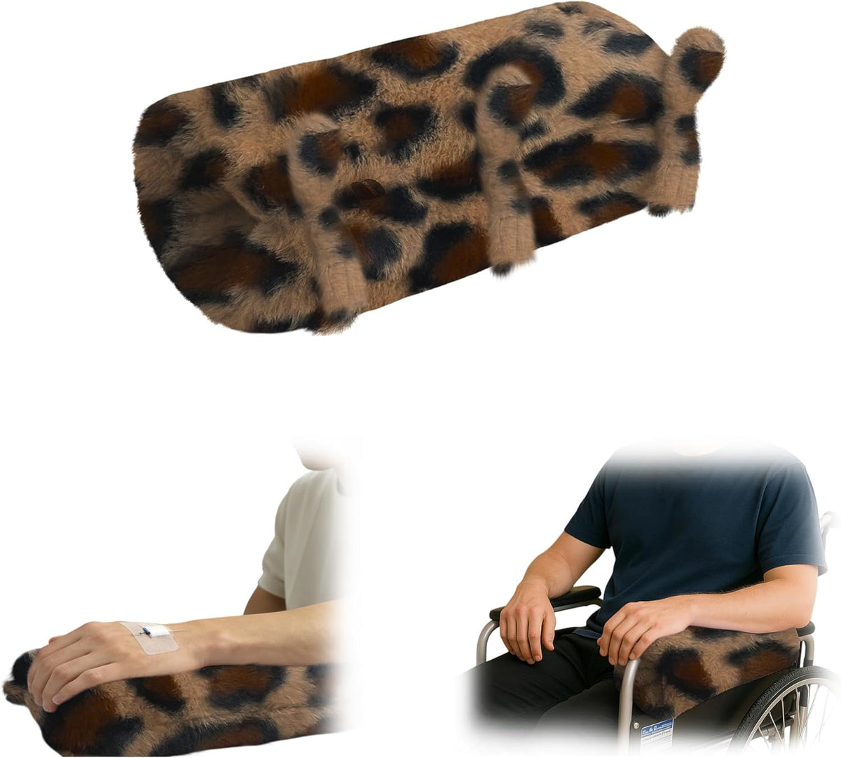 Color-​SPRING SEAON Arm Elevation Pillow - Fluffy Arm Rest Cushion with Adjustable Straps (Pink) - SpringSeaon