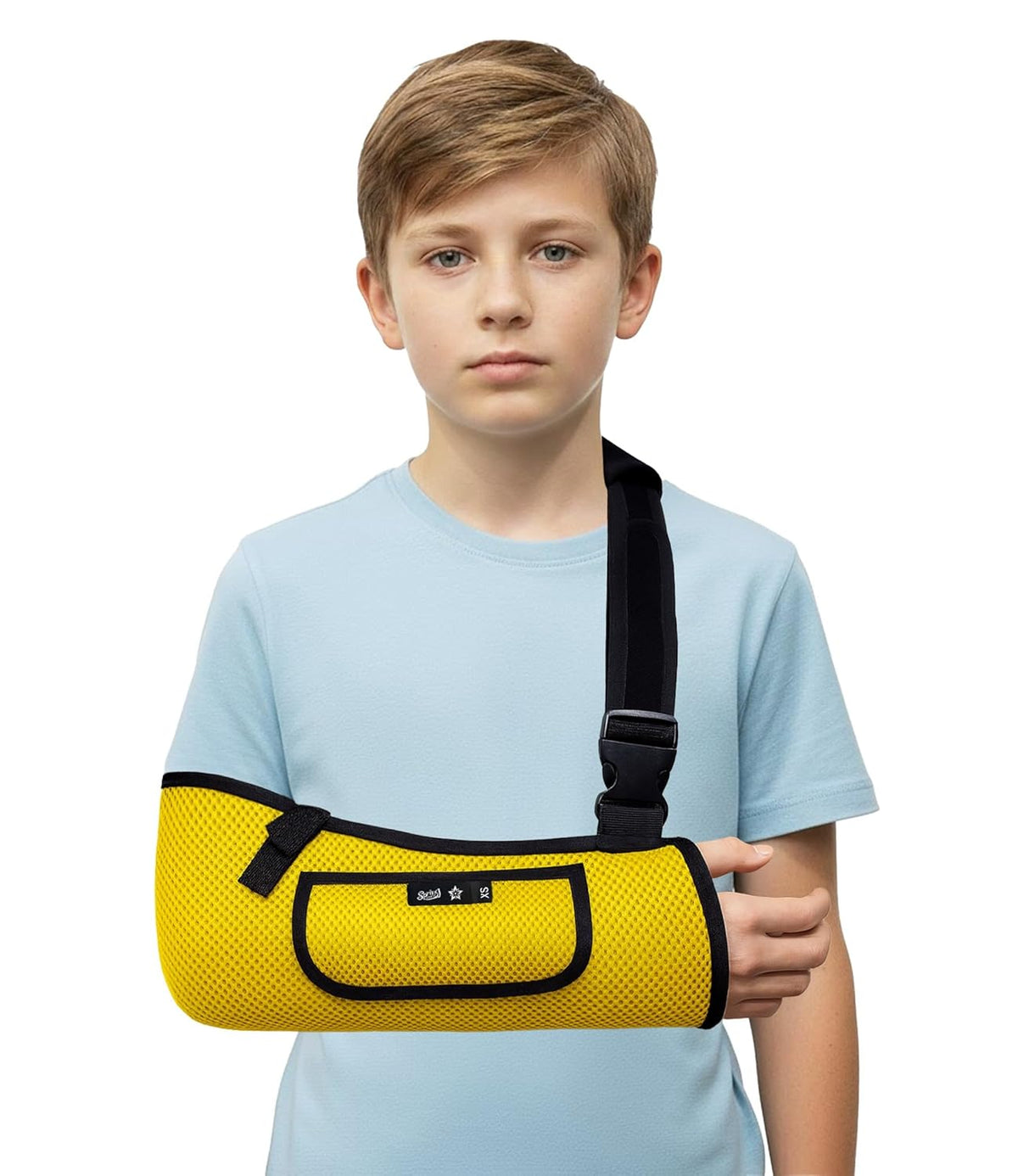 Color-​SPRING SEAON Kids Arm Sling - Lightweight Breathable Shoulder Support for Children, Boys, Girls - SpringSeaon