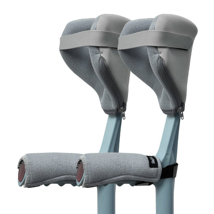 SPRING SEAON Universal Fit Open Cuff Crutch Padding (4 Units) - Soft Elbow & Hand Support