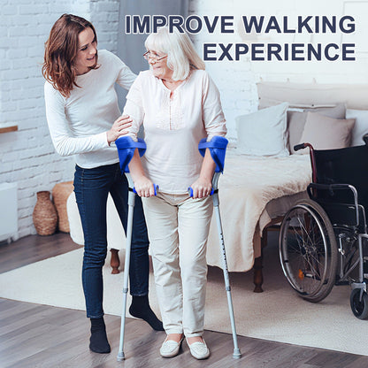 SPRING SEAON Comfortable Padding for Open Cuff Crutches - Washable Forearm & Hand Covers