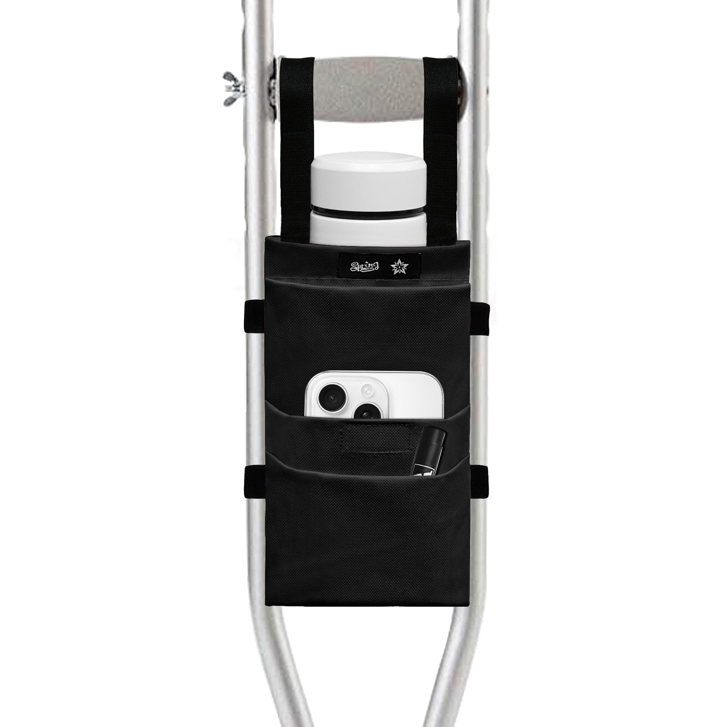 SpringSeaon Water-Resistant Crutch Pouch- Lightweight Universal Storage Bag-Crutch Accessories