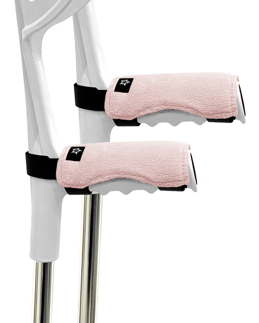 SPRING SEAON Forearm Crutch Pads Velvet – Soft Foam Covers for Elbow Crutches, Non-Slip & Comfortable, Universal Fit, Washable, 2 Pack