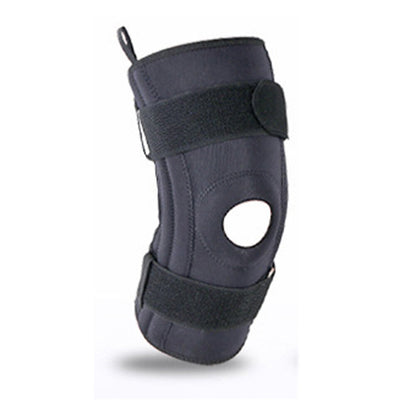 Hinged Knee Support with Dual Metal Side Stabilizers - Support for Running M-XL