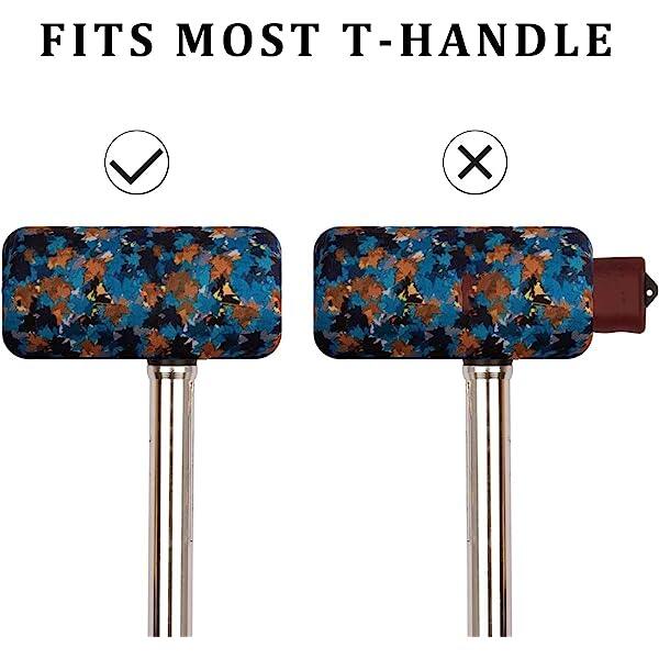 Cane Pad Hand Grip Cover Replacement Soft Non-slip Cushion of T-Handle for Walking Crutches Accessories Camouflage
