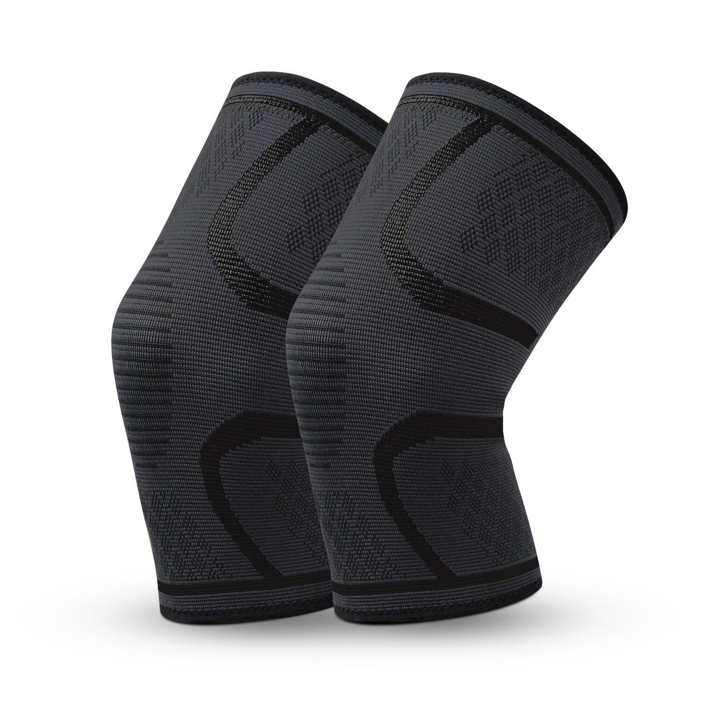 Knee Compression Sleeve (1 Pair) - Knee Support for Basketball, Running, Gym, Weightlifting S-XXL