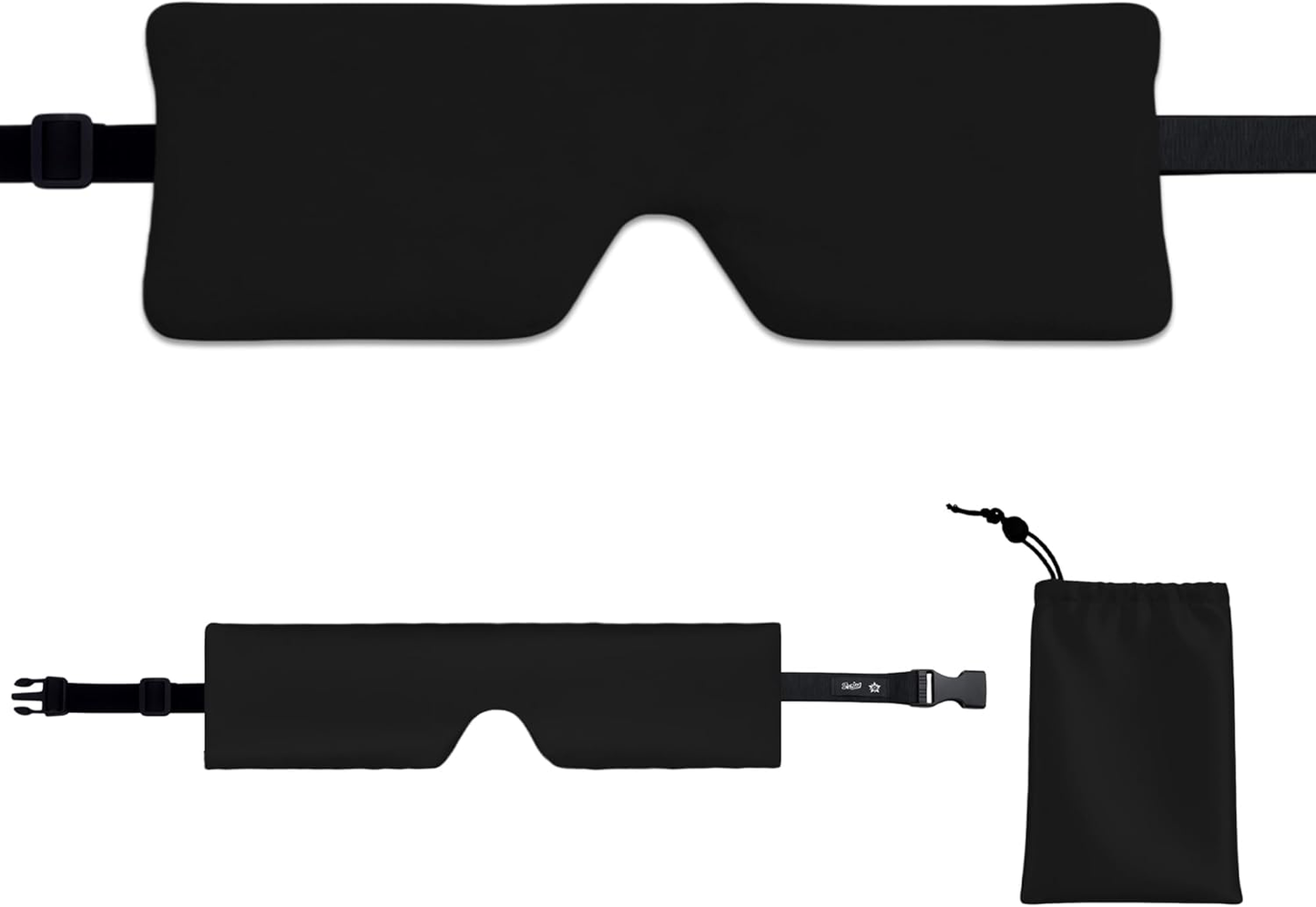 SPRING SEAON Adjustable Upright Sleep Mask & Head Support(black)