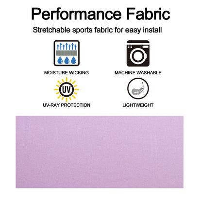 Unisex Rollator Walker Seat and Backrest Covers - Universal Soft Rollator Accessories (purple)