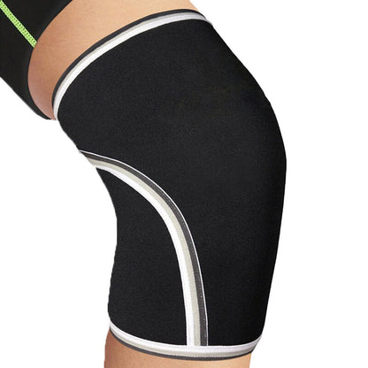 SPRING SEAON 7mm Compression Knee Sleeves - SCR Fabric Sports Gear (1 Pair) S-XXL