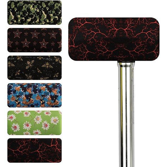 SpringSeaon Padded Cane Handle Covers with Extra Foam – Universal Fit T-Handle Grip for Daily Mobility Support