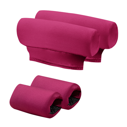 Universal Underarm Crutches Padded Crutch Pads with Hand Grips Padding Handle Covers Dark purple