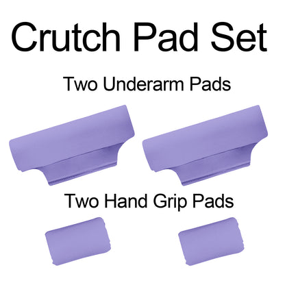 SpringSeaon Underarm Crutch's Pad and Hand Grip Covers Universal Crutch Accessories