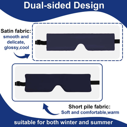 SPRING SEAON Adjustable Upright Sleep Mask & Head Support(navy blue)