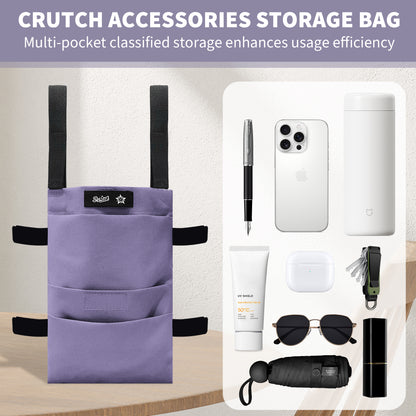 SpringSeaon Water-Proof Crutch Pouch- Lightweight Universal Storage Bag-Crutch Accessories