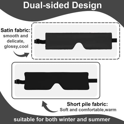 SPRING SEAON Adjustable Upright Sleep Mask & Head Support(black)