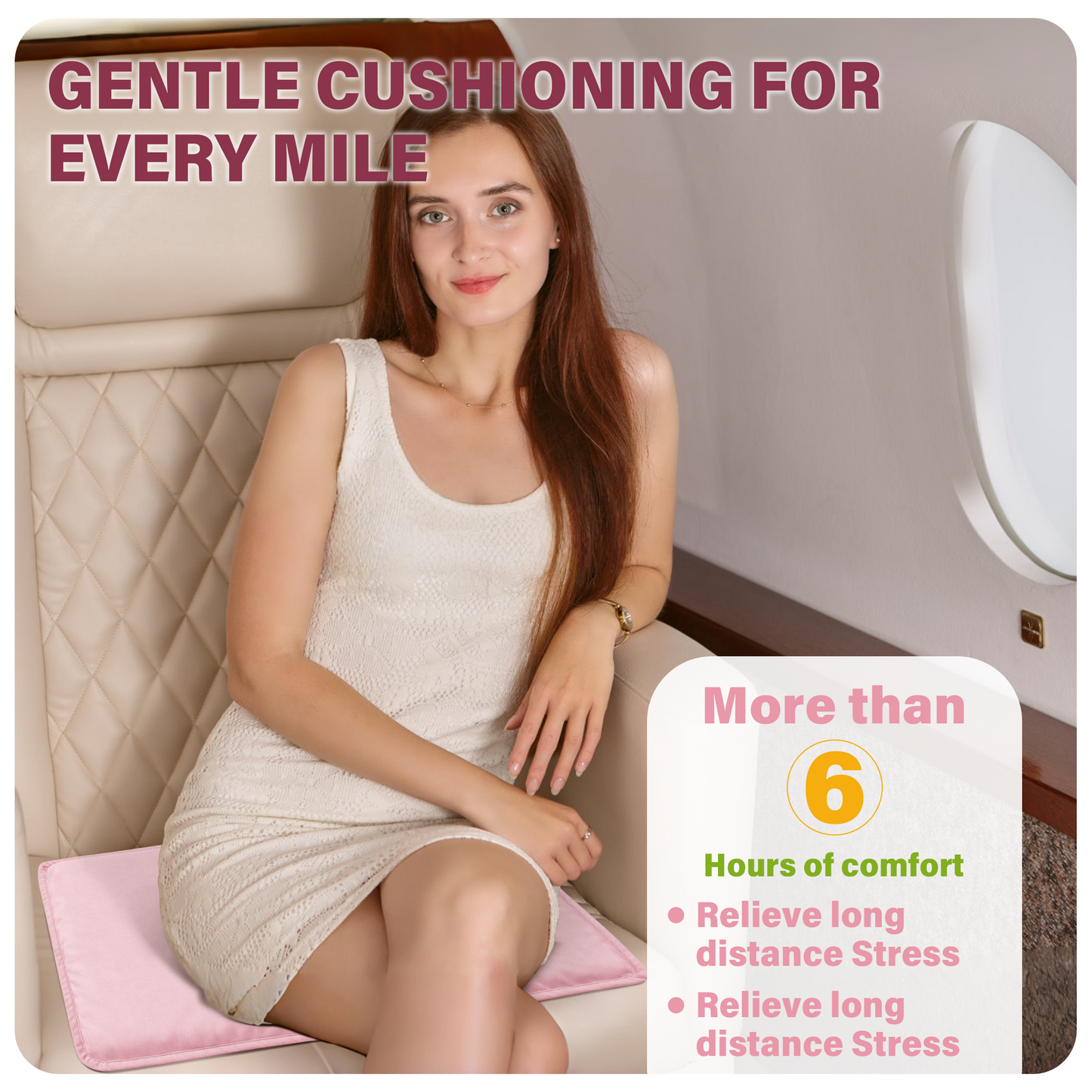 SPRING SEAON Large Gel Seat Cushion – Honeycomb Buffer Design with Extra Thick Filling, Anti-Slip Bottom