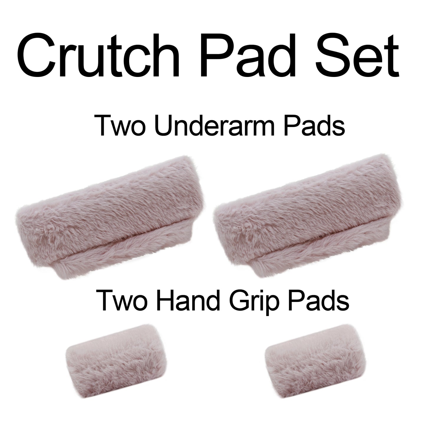 SPRING SEAON Lt Purple Ultra-Soft Fluffy Crutch Pads Covers | Cloud-Like Comfort Style Crutch Accessories