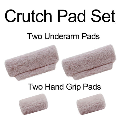 SPRING SEAON Lt Purple Ultra-Soft Fluffy Crutch Pads Covers | Cloud-Like Comfort Style Crutch Accessories