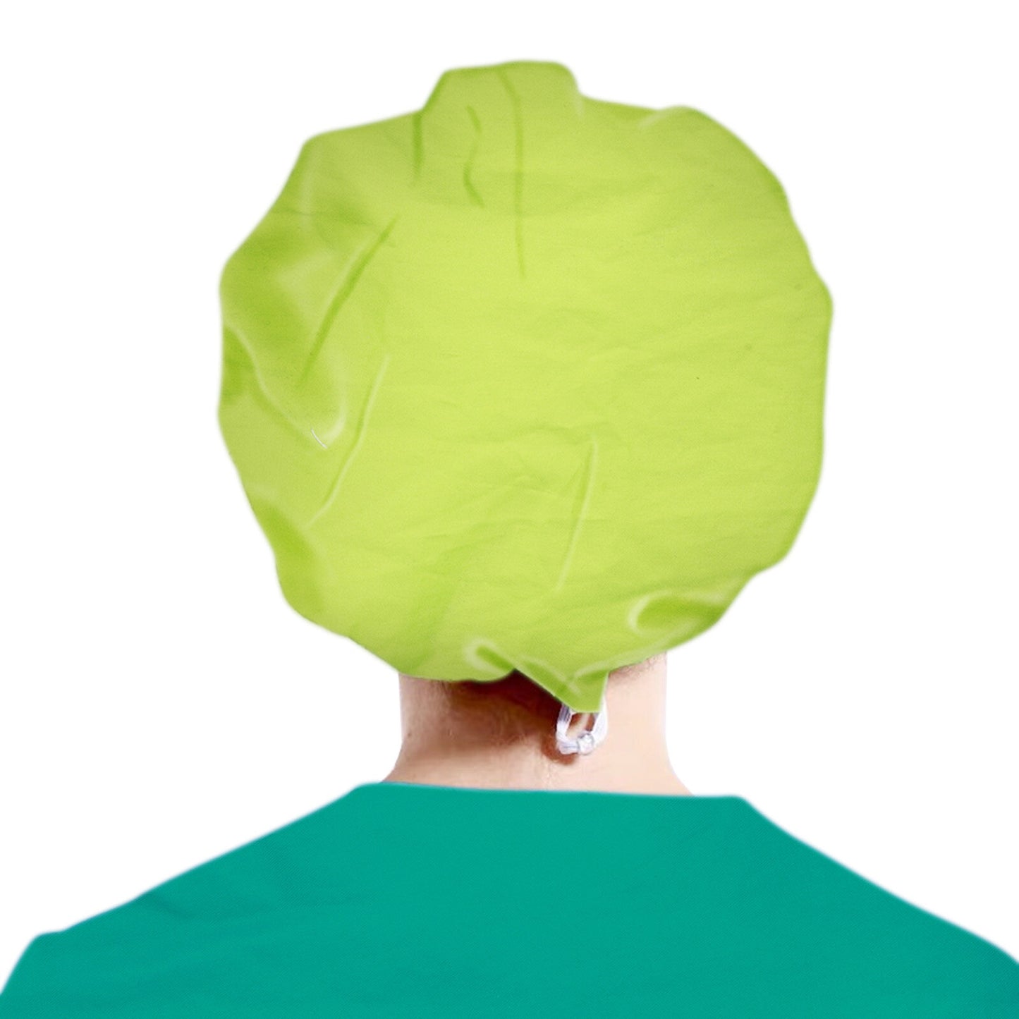 Women's Yellow Neon Green Hats Beanies Working Cap Button Sweatband Adjustable