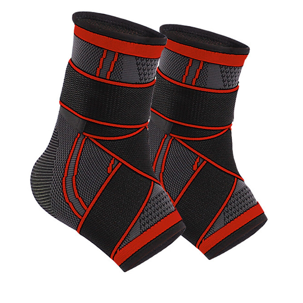 Color-​Adjustable Ankle Support (1 Pair) - Compression Support for Sports Protection S-XL - SpringSeaon