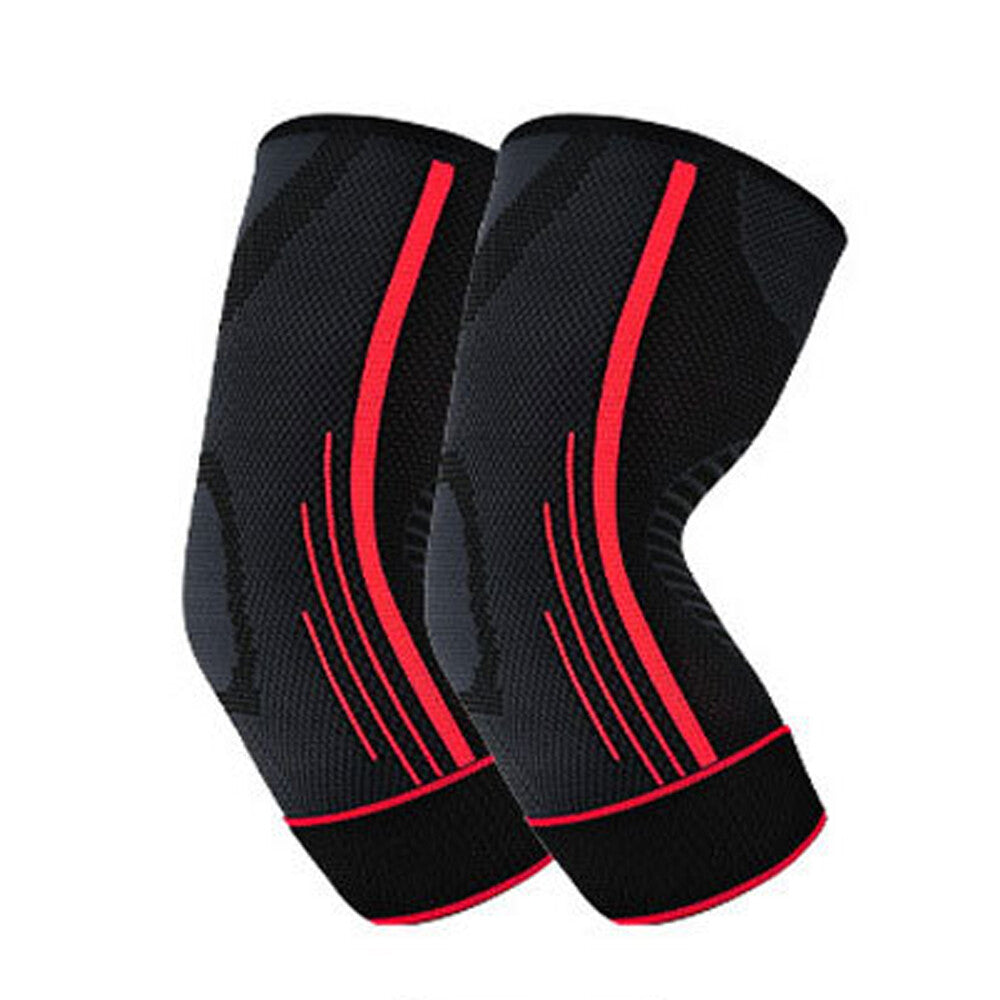 Color-​Elbow Compression Sleeve (1 Pair) - Arm Support for Sports & Weightlifting S-L - SpringSeaon