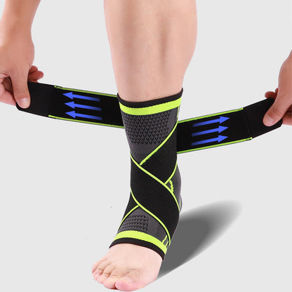 Adjustable Ankle Support (1 Pair) - Compression Support for Sports Protection S-XL
