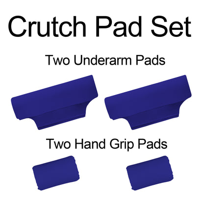 Universal Underarm Crutches Padded Crutch Pads with Hand Grips Padding Handle Covers