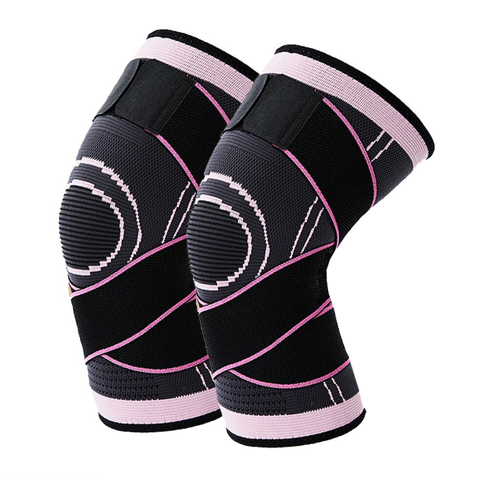 Compression Knee Sleeves (1 Pair) - Comfortable Lightweight Support for Running & Sports S-L