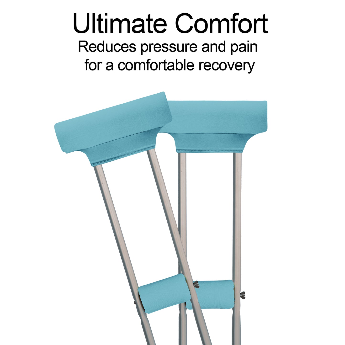 SpringSeaon Underarm Crutch's Pad and Hand Grip Covers Universal Crutch Cushion Accessories for Crutches