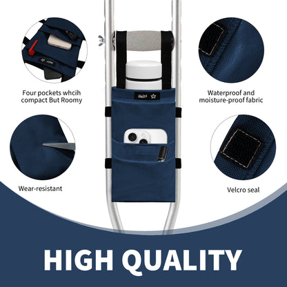 SpringSeaon Water-Resistant Crutch Pouch- Lightweight Universal Storage Bag-Crutch Accessories