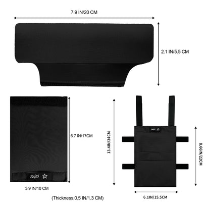 SpringSeaon Crutch Pads Set with Storage Bag Water-Resistant - Crutch Cushions Accessories