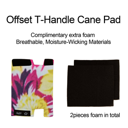 SpringSeaon Cane Handle Padding Covers - Universal Fit T-Handle Grip Pads for Cane Accessories