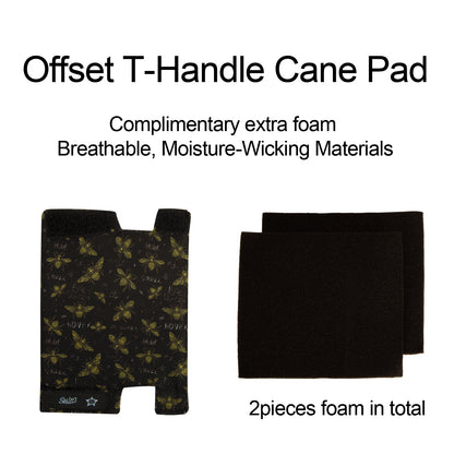 SpringSeaon Padded Cane Handle Covers - Universal Fit T-Handle Grip for Daily Mobility Accessories