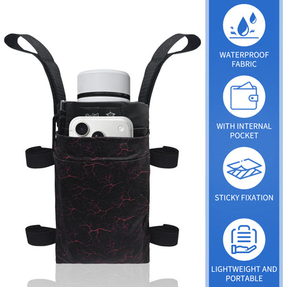 SpringSeaon Lightweight Crutch Storage Pouch,Water-Proof Crutch Bag-Crutches Accessories-Stripes