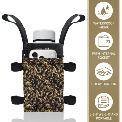 SpringSeaon Lightweight Crutch Storage Pouch,Water-Proof Crutch Bag-Crutches Accessories-Camo