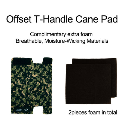 SpringSeaon Padded Cane Handle Covers - Universal Fit T-Handle Grip for Cane Stick