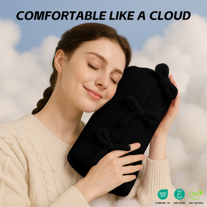 Arm Elevation Pillow - Fluffy Arm Rest Cushion with Adjustable Straps, Multi-Groove Design for Wrist, Shoulder, Leg & Ankle (Pink)