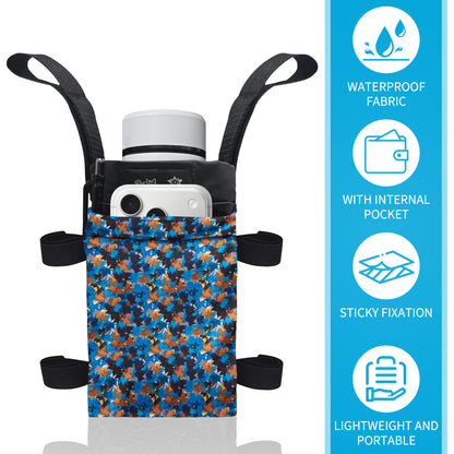 SpringSeaon Lightweight Crutch Bag,Water-Proof Crutch Storage Pouch-Crutches Accessories-leafs
