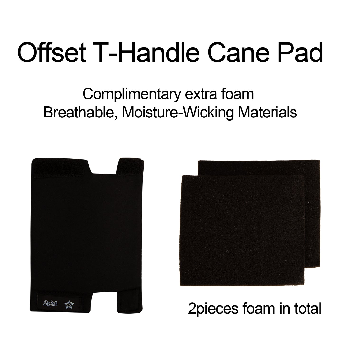 SpringSeaon Padded Cane Handle Covers - Universal Fit T-Handle Grip for Daily Mobility Accessories